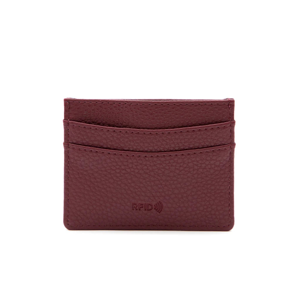 RIONA ASHLEY CARDHOLDER RFID "BURGUNDY"