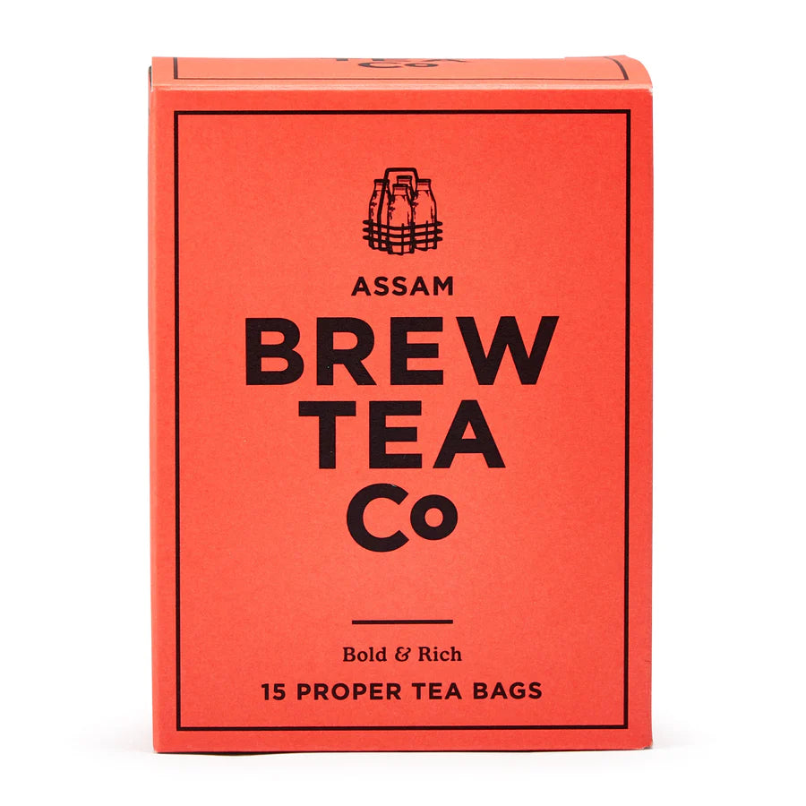 BREW TEA CO. - ASSAM TEA, 15 PROPER TEA BAGS 37G