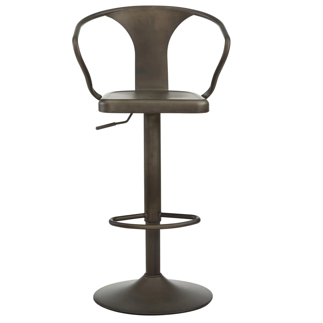 ASTRA ADJUSTABLE STOOL "GUNMENTAL"