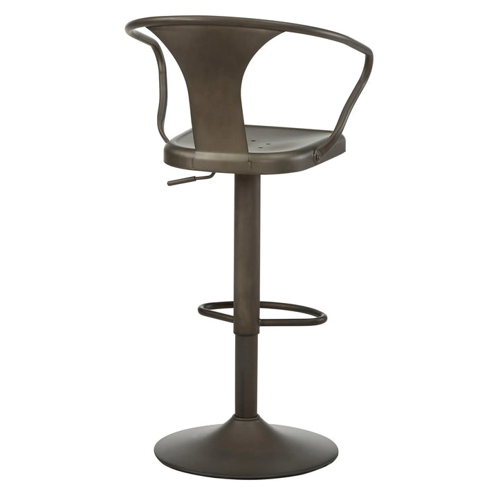 ASTRA ADJUSTABLE STOOL "GUNMENTAL"