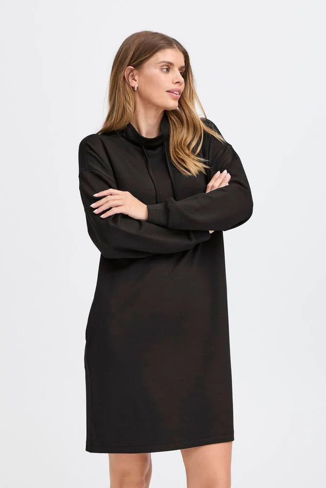 FRAURORA DRESS "BLACK"