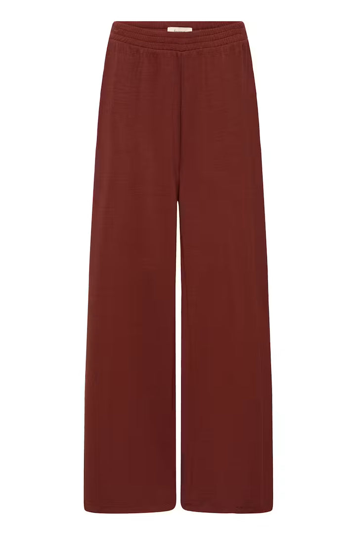FRAURORA PANTS "RUM W WHITE CONTRAST"