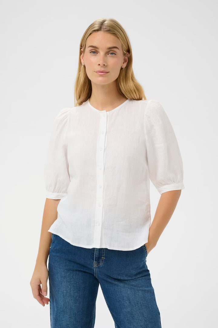 AZRAPW SHIRT "BRIGHT WHITE"