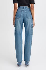 B.YOUNG KATO CARGO JEANS - LIGHT BLUE DENIM