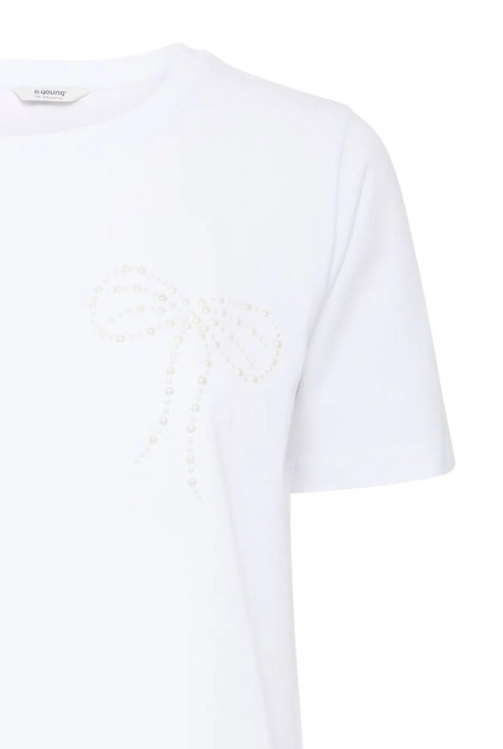 B.YOUNG SELENE TSHIRT - OPTICAL WHITE