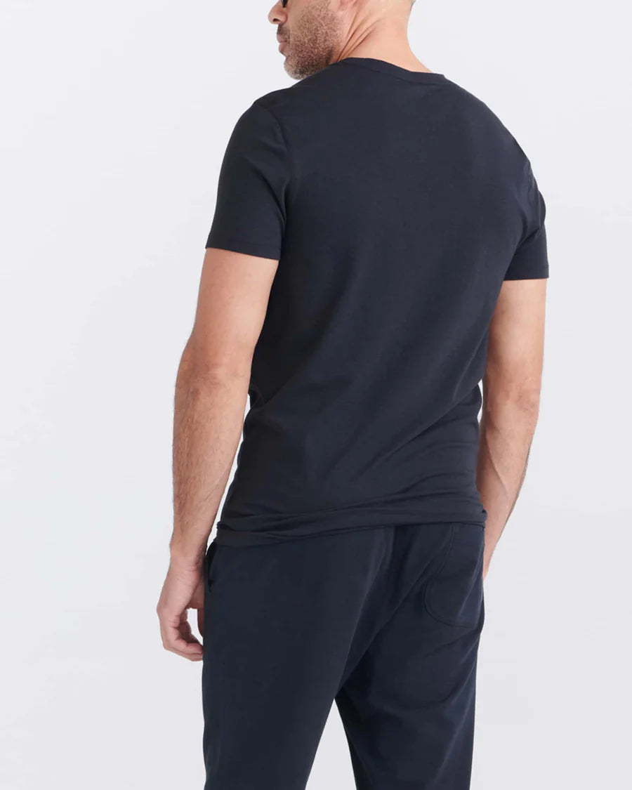 DROPTEMP COOLING COTTON CREW NECK UNDERSHIRT "BLACK"
