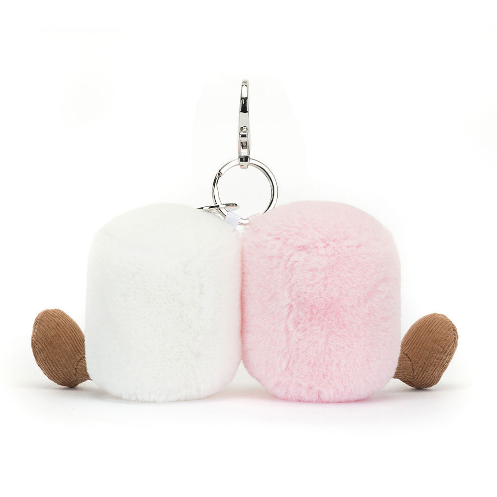 AMUSEABLES PAIR OF MARSHMALLOWS BAG CHARM