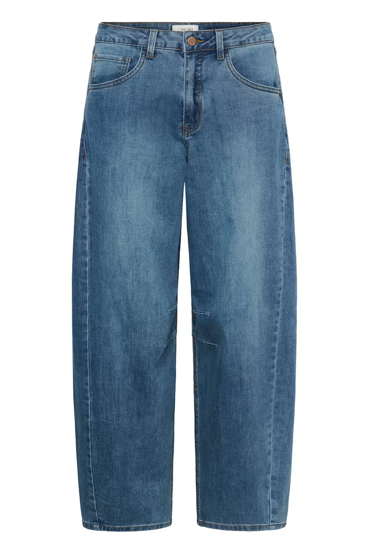 CRBAHREN BARREL JEANS "DAWSON MEDIUM BLUE DENIM"