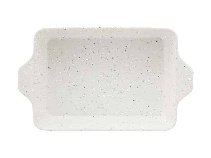 SPECKLE RECTANGULAR BAKER 28CM