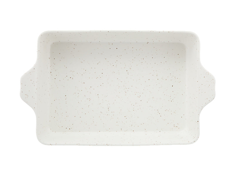 SPECKLE RECTANGULAR BAKER 33CM