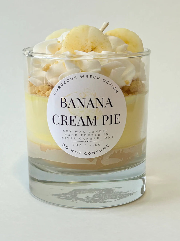 BANANA CREAM PIE DESSERT CANDLE