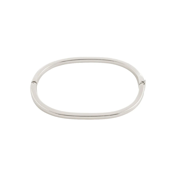 ALAIA RECYCLED THIN BANGLE BRACELET "SILVER-PLATED"