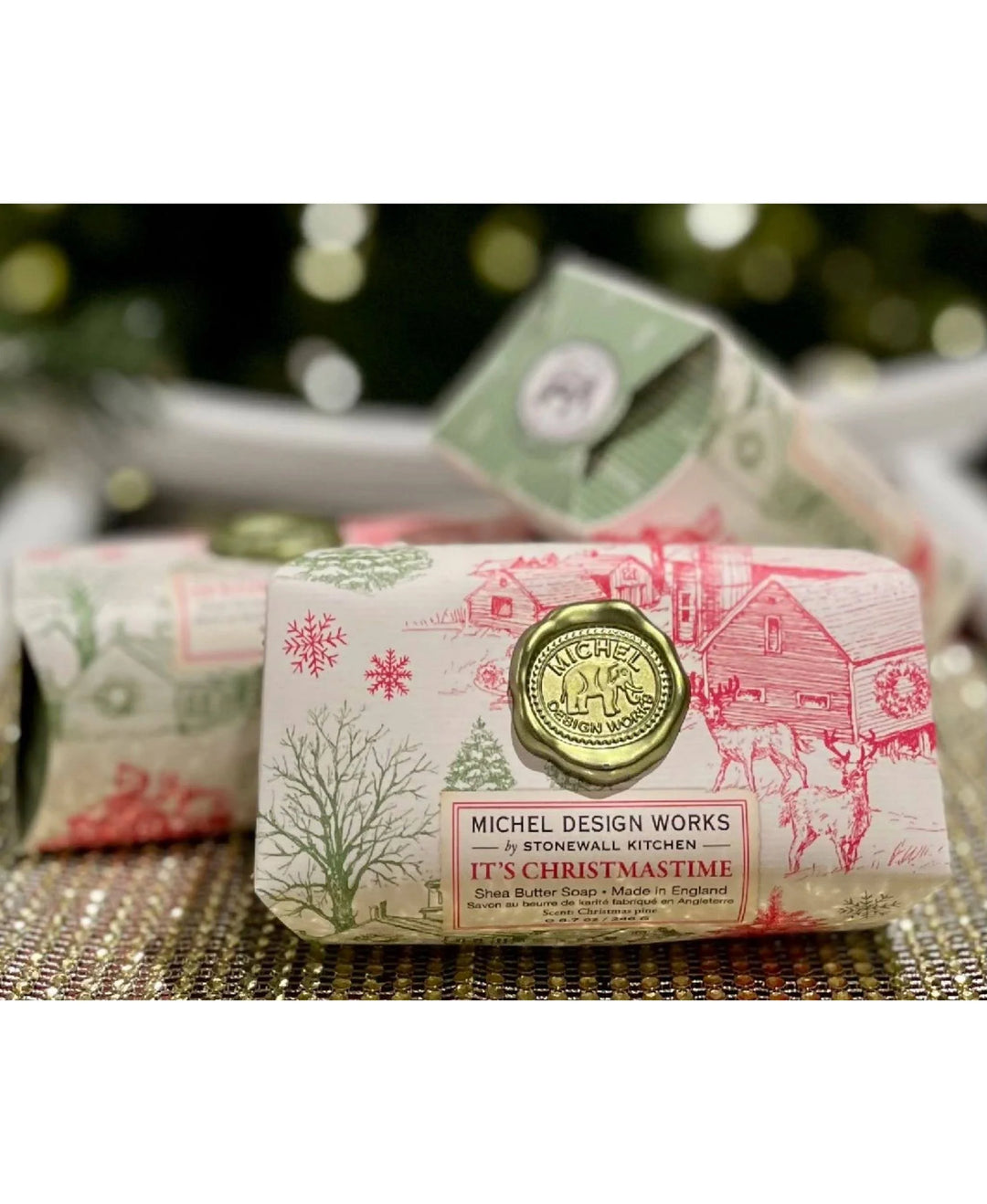 IT'S CHRISTMASTIME LARGE BATH SOAP BAR