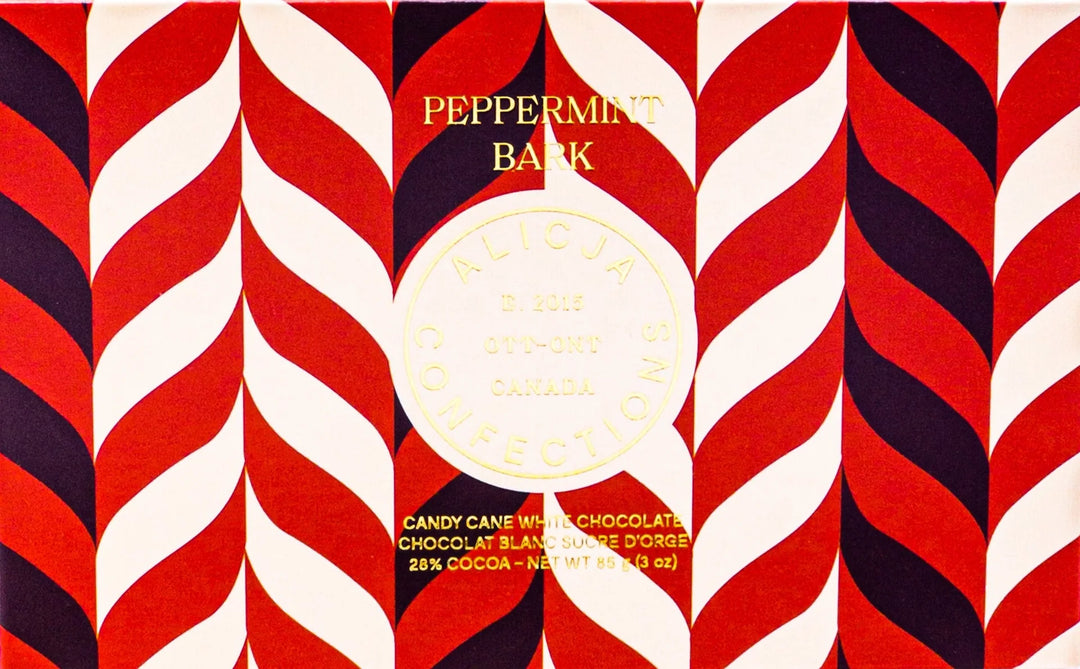 PEPPERMINT BARK - CANDY CANE 28% WHITE CHOCOLATE 85G