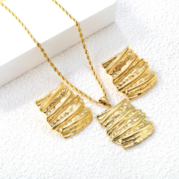 BARK ELEGANCE JEWELRY SET "GOLD"