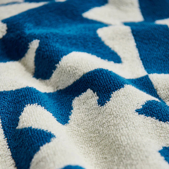 UPTON BATH TOWEL - NAVY