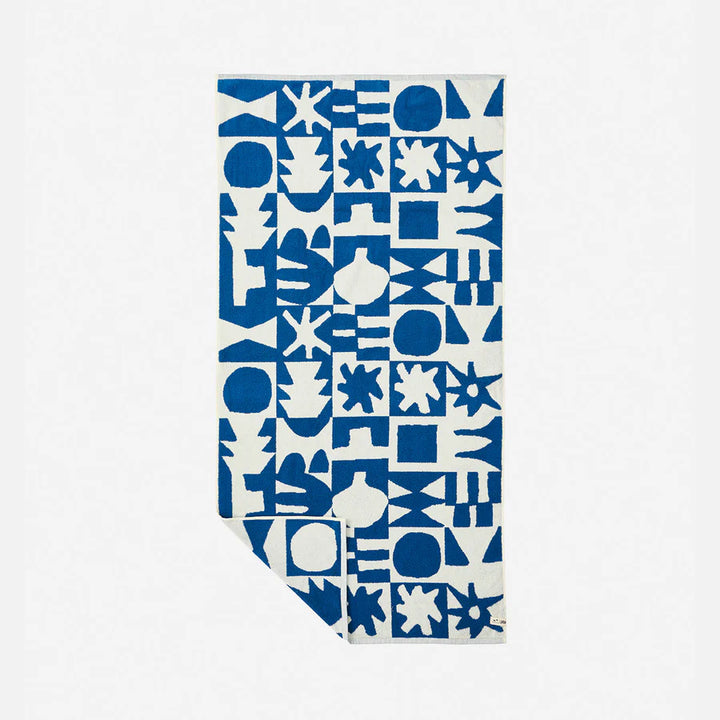 UPTON BATH TOWEL - NAVY