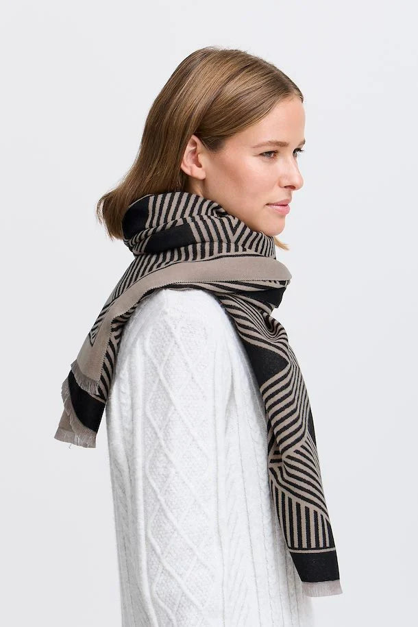 BAVIBI GEOMETRIC SCARF