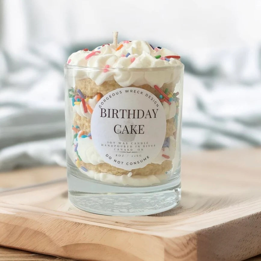 BIRTHDAY CAKE DESSERT CANDLE