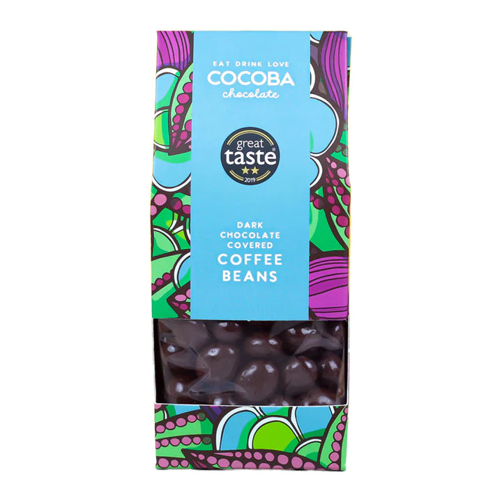 COCOBA - DARK CHOCOLATE COVERED COFFEE BEANS 175G