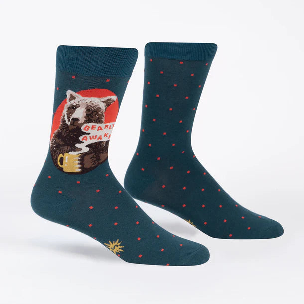 BEARLY AWAKE CREW SOCKS