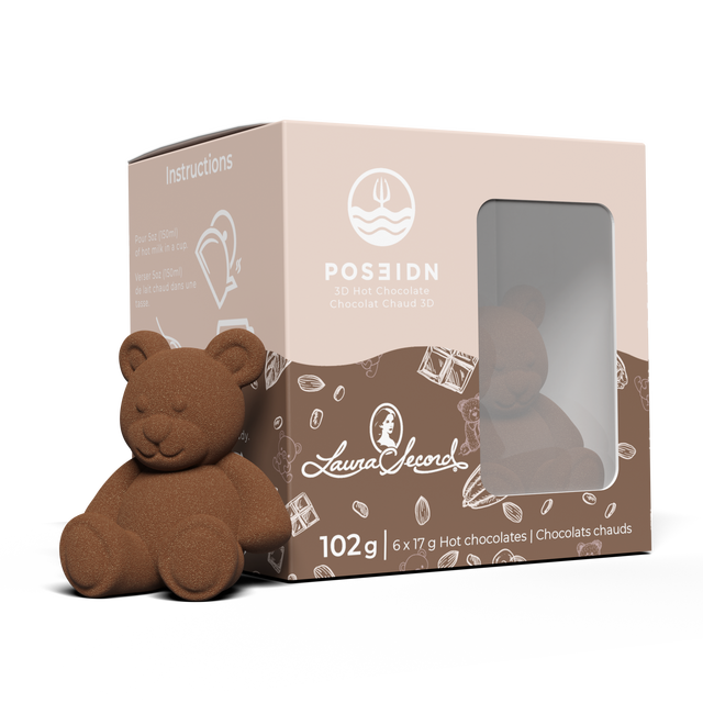 ORIGINAL HOT CHOCOLATE TEDDY BOMB - PACK OF 6 102G