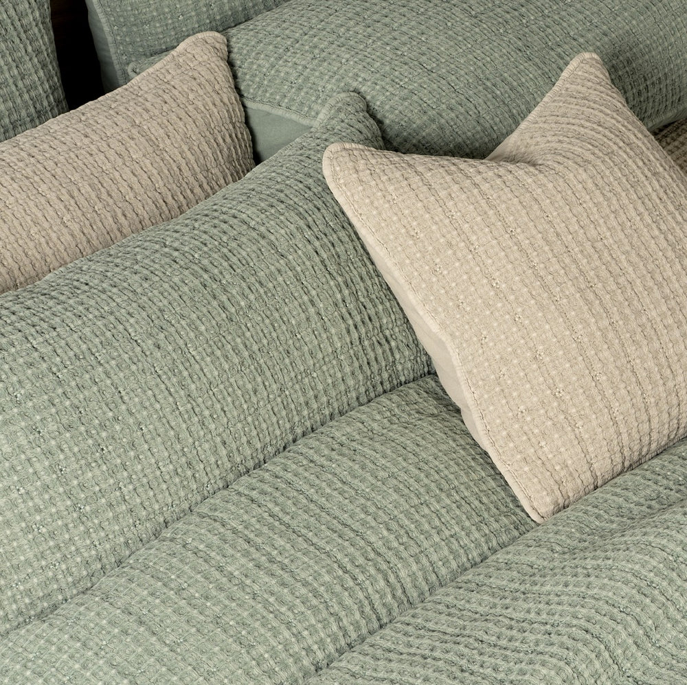 SPIRIT NATURAL WAFFLE COTTON QUILT - KING