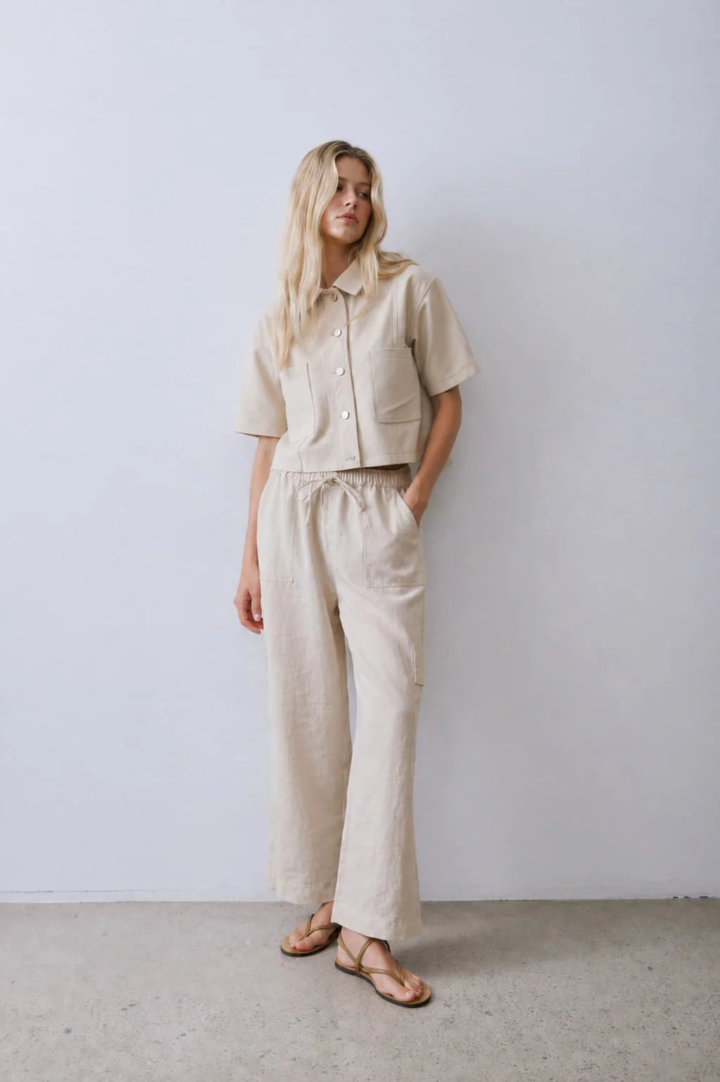 TONIO PANTS "LIGHT BEIGE"