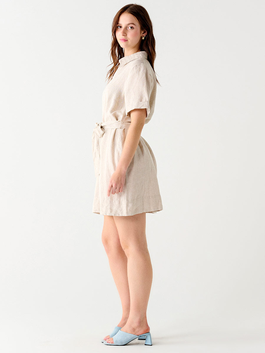 BELTED SHIRT DRESS