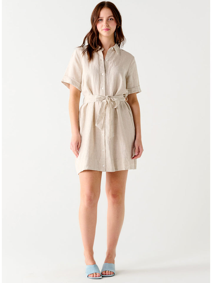 BELTED SHIRT DRESS