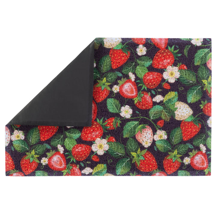 24X36'' MATOLOGIE NOODLE MAT "FLOWERS AND BERRIES"