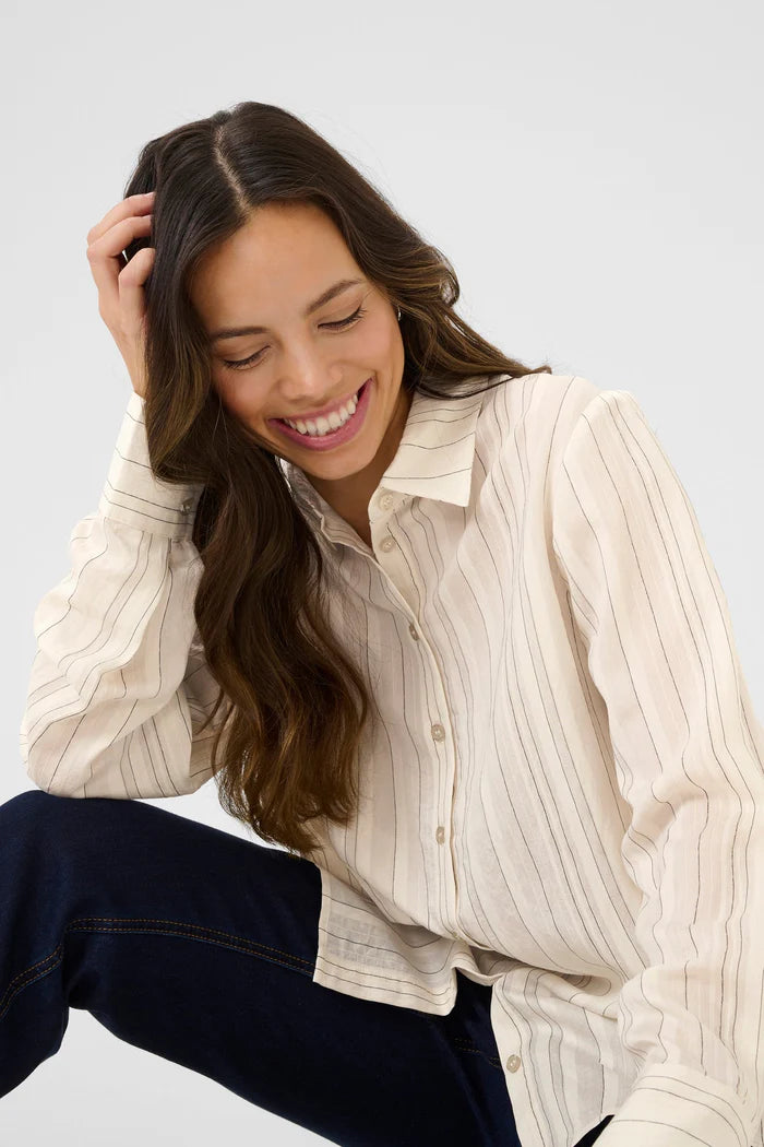 CRVENEA SHIRT "BIRCH STRIPE"