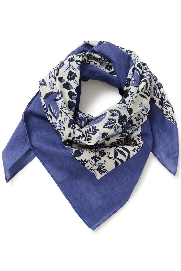 PHIPW SCARF "BLUE BIRD PRINT"