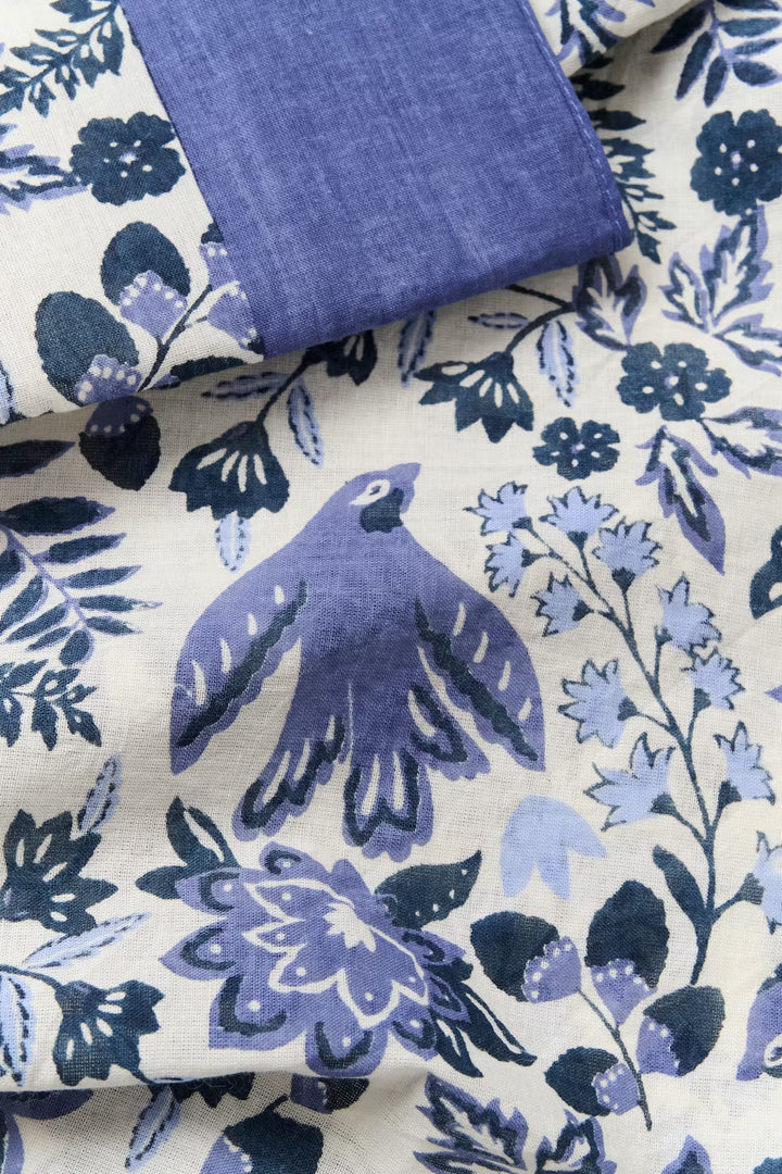 PHIPW SCARF "BLUE BIRD PRINT"