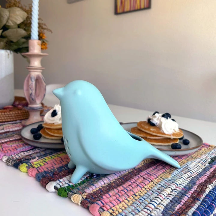 BLUE BIRD - CERAMIC COLANDER