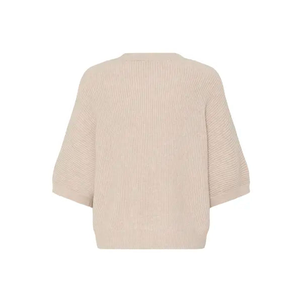 FRBITTE PULLOVER "OATMEAL MELANGE"