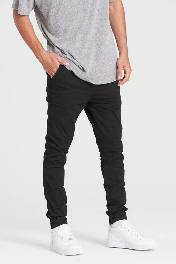 MIDWEIGHT CHINO JOGGER "BLACK"