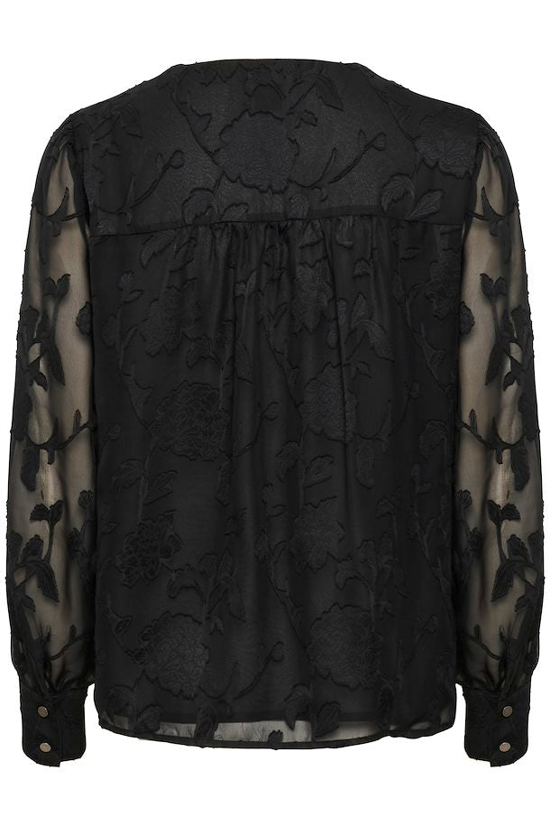 KATULLA BLOUSE - BLACK