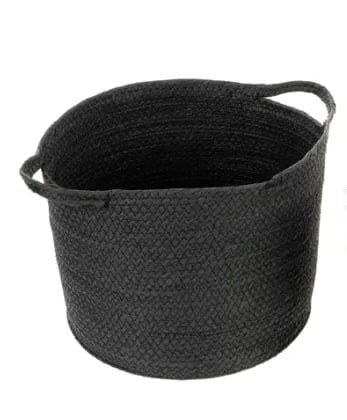 HILLVIEW SEAGRASS BASKET BLACK - MEDIUM