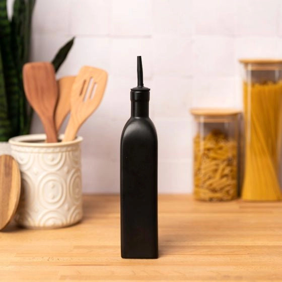 PARK WEST OIL/VINEGAR BOTTLE 16OZ "BLACK"