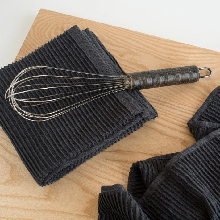BLACK RIPPLE DISHTOWEL
