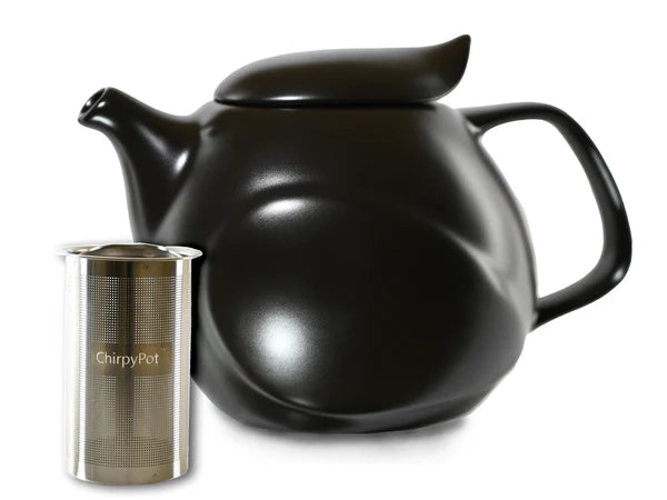 CHIRPYPOT TEAPOT - MATTE BLACK