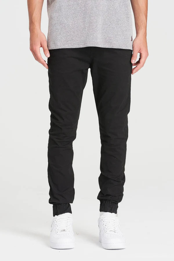 MIDWEIGHT CHINO JOGGER "BLACK"