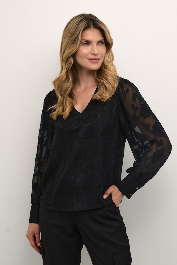 KATULLA BLOUSE - BLACK