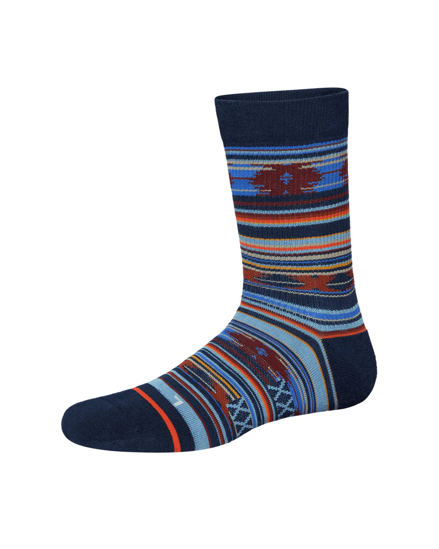 GOOD FORM CREW SOCK "BLANKET STRIPE MULTI"