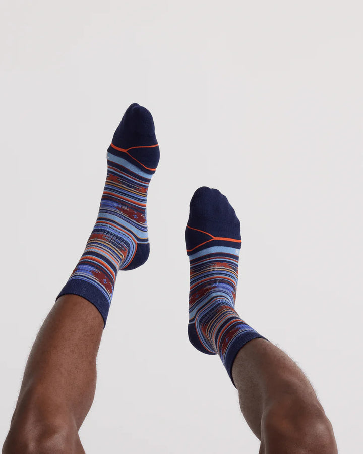 GOOD FORM CREW SOCK "BLANKET STRIPE MULTI"
