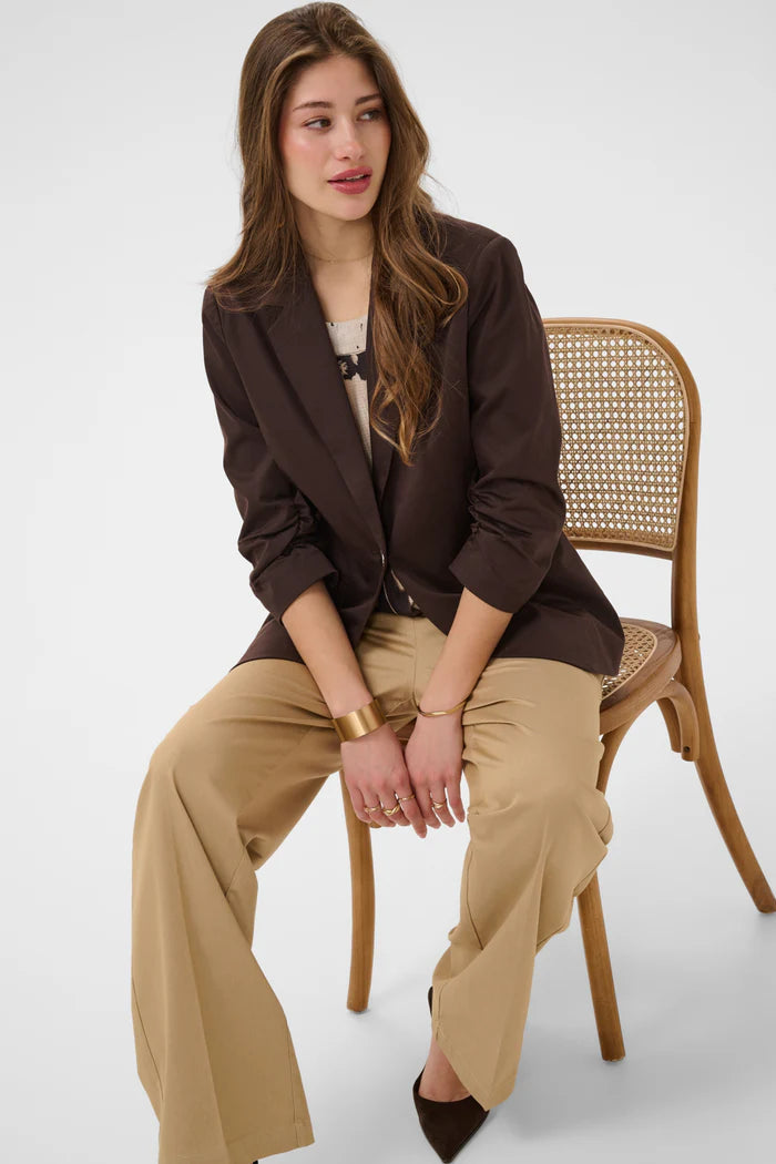 CRGIA 3/4 SLEEVE BLAZER "JAVA"