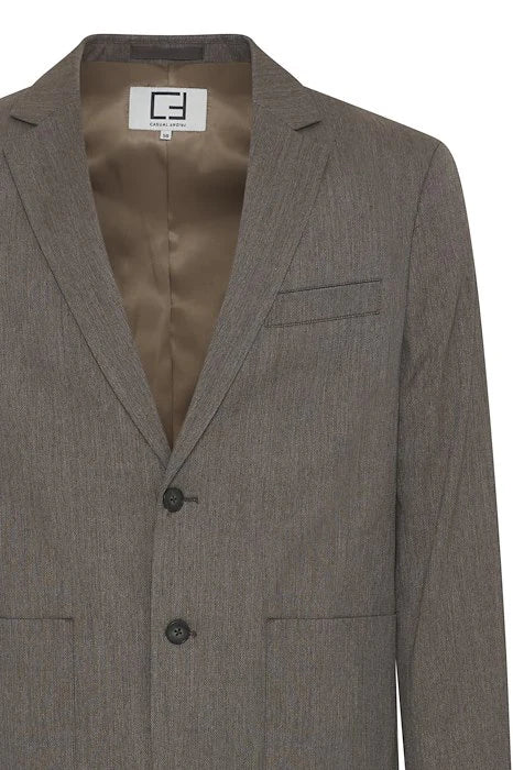 CFBILLE TWEED WEAVE BLAZER "SILVER MINK MELANGE"