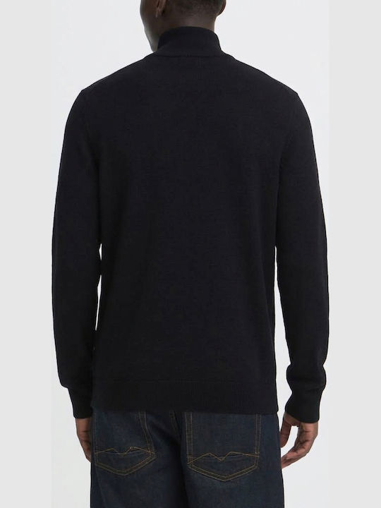 BHBAGGE HALF-ZIP KNIT SWEATER "BLACK BEAUTY"