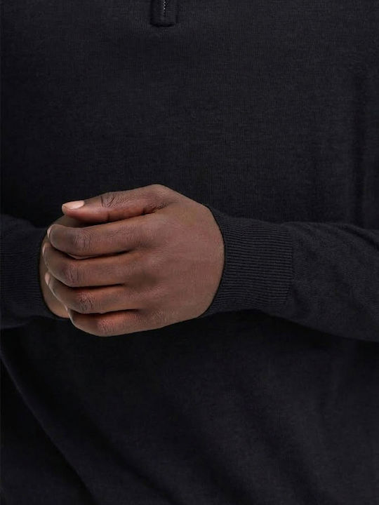 BHBAGGE HALF-ZIP KNIT SWEATER "BLACK BEAUTY"